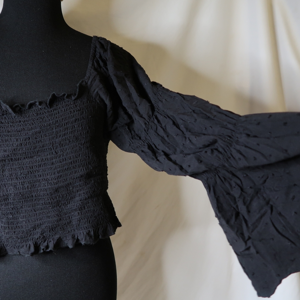 Elegant Black Women's Top